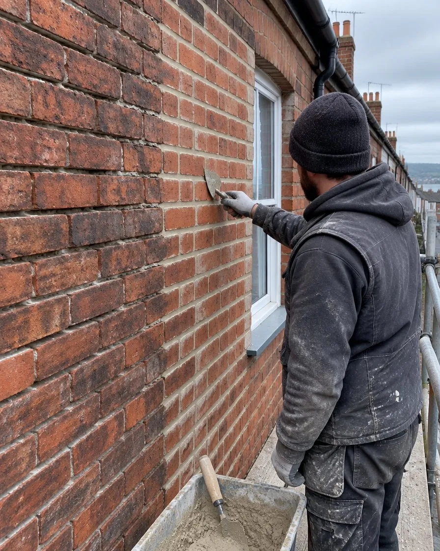 Brickwork and repointing in Dawlish