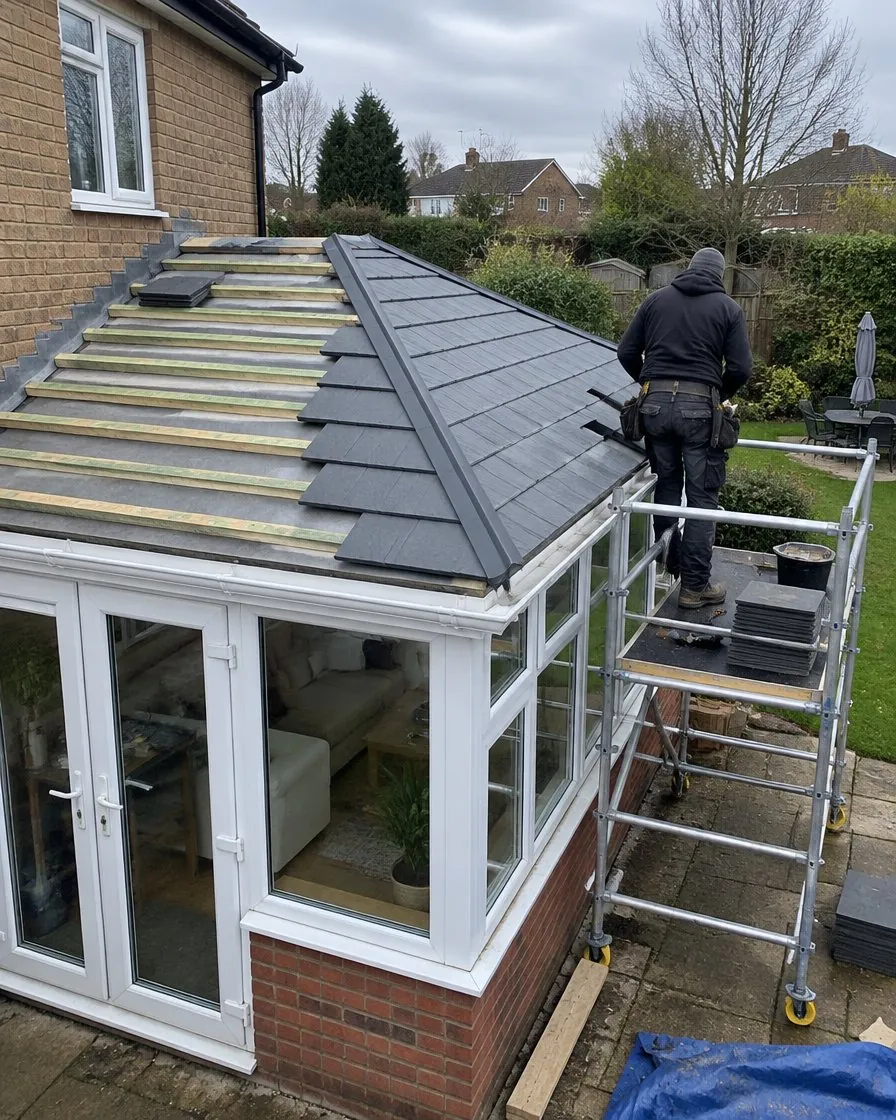 Conservatory roof replacement in Dawlish