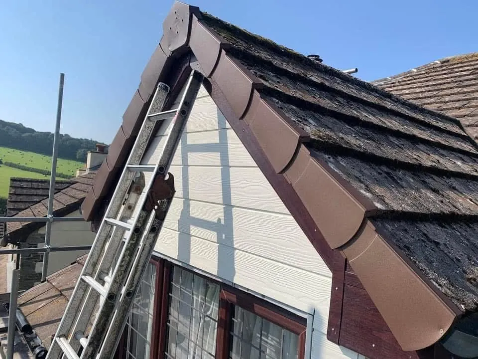 New fascias, bargeboards and guttering in Dawlish