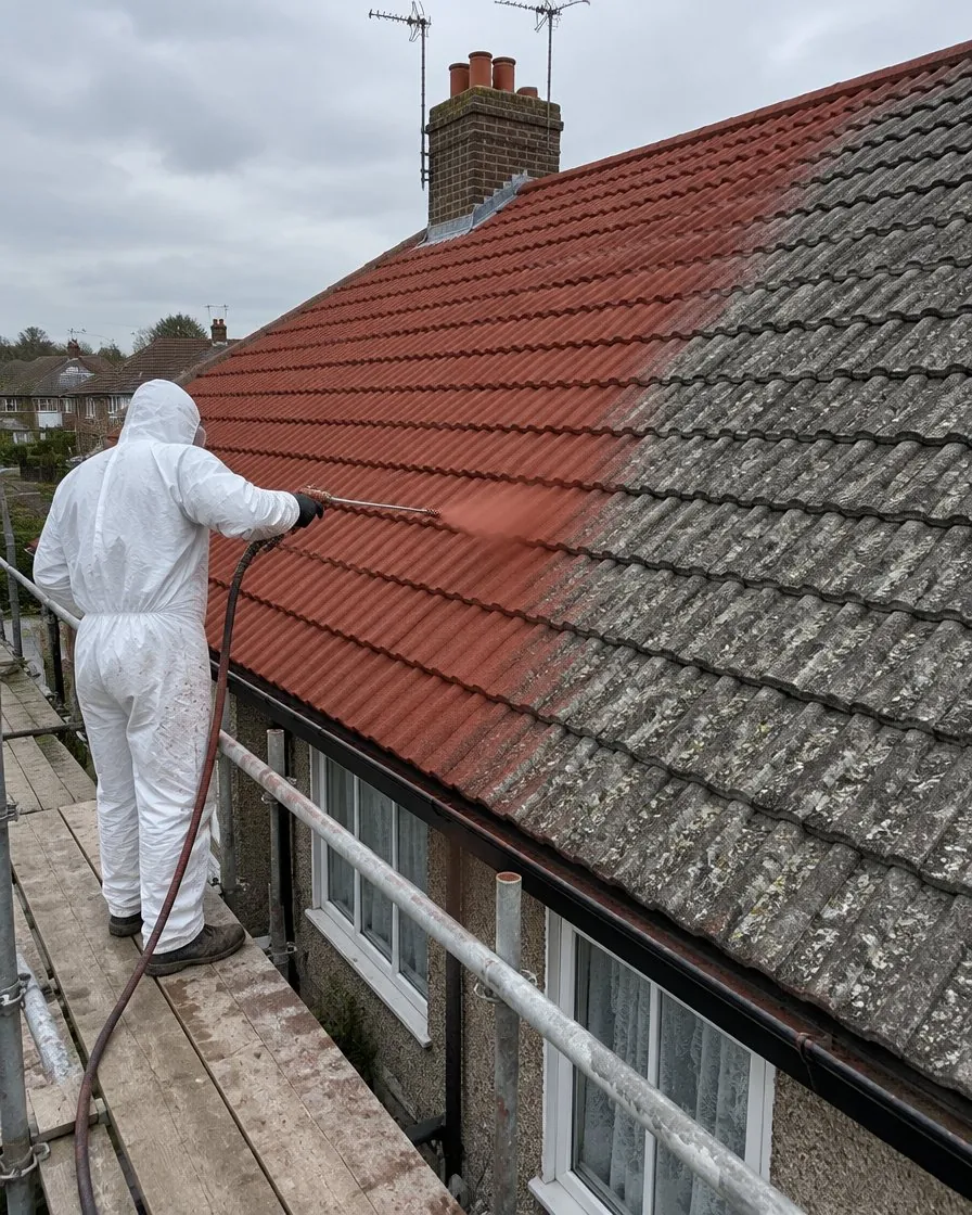 Roof painting and coating in Dawlish