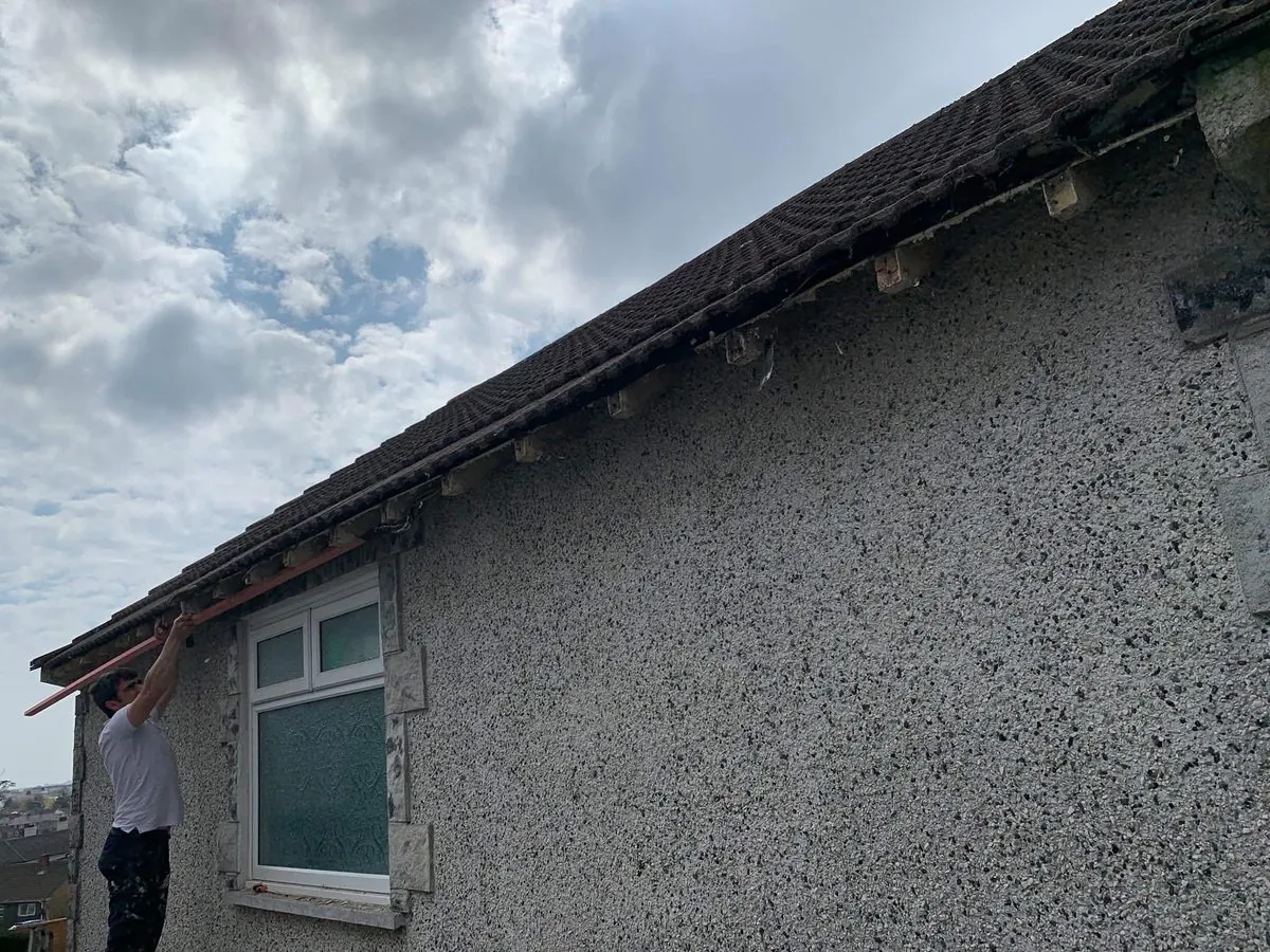 White uPVC fascias and soffits on a bungalow in Dawlish